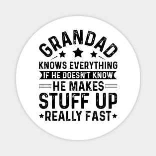 Grandad Knows Everything Magnet